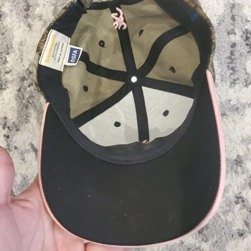 Women’s John Deere Pink Camo Hat || OS - Picture 4 of 5